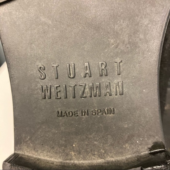 STUART WEITZMAN For  Browns Sz 9.5 Suede Tiger Print Pony Hair Slip On Loafer - Picture 8 of 11